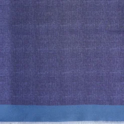 Beige And Blue Double Silk Scarf