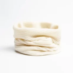 Beige Cashmere Tubular Neck Warmer