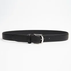 Black Belt In Fine-Grained Leather
