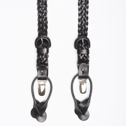 Black Leather Braces