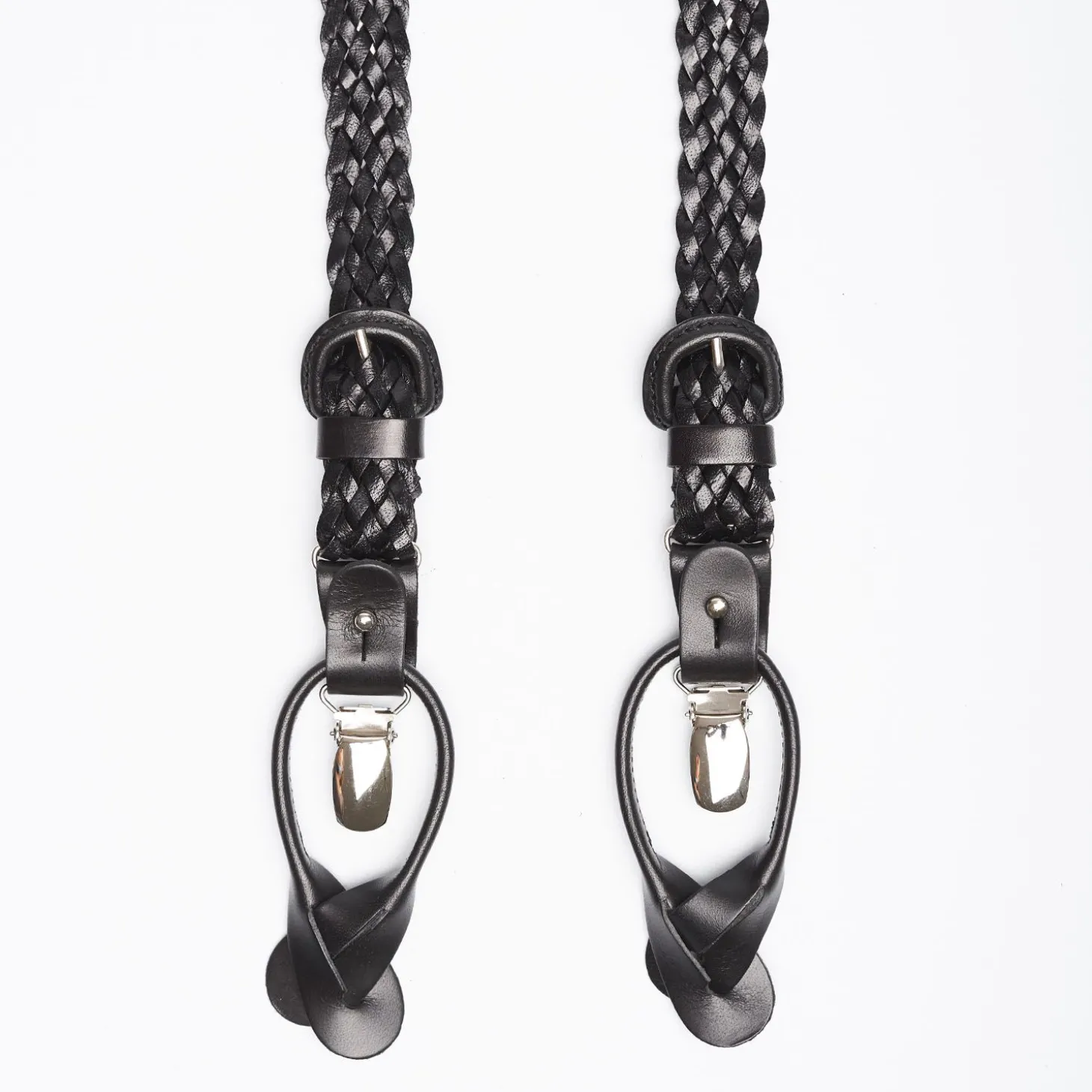 Black Leather Braces