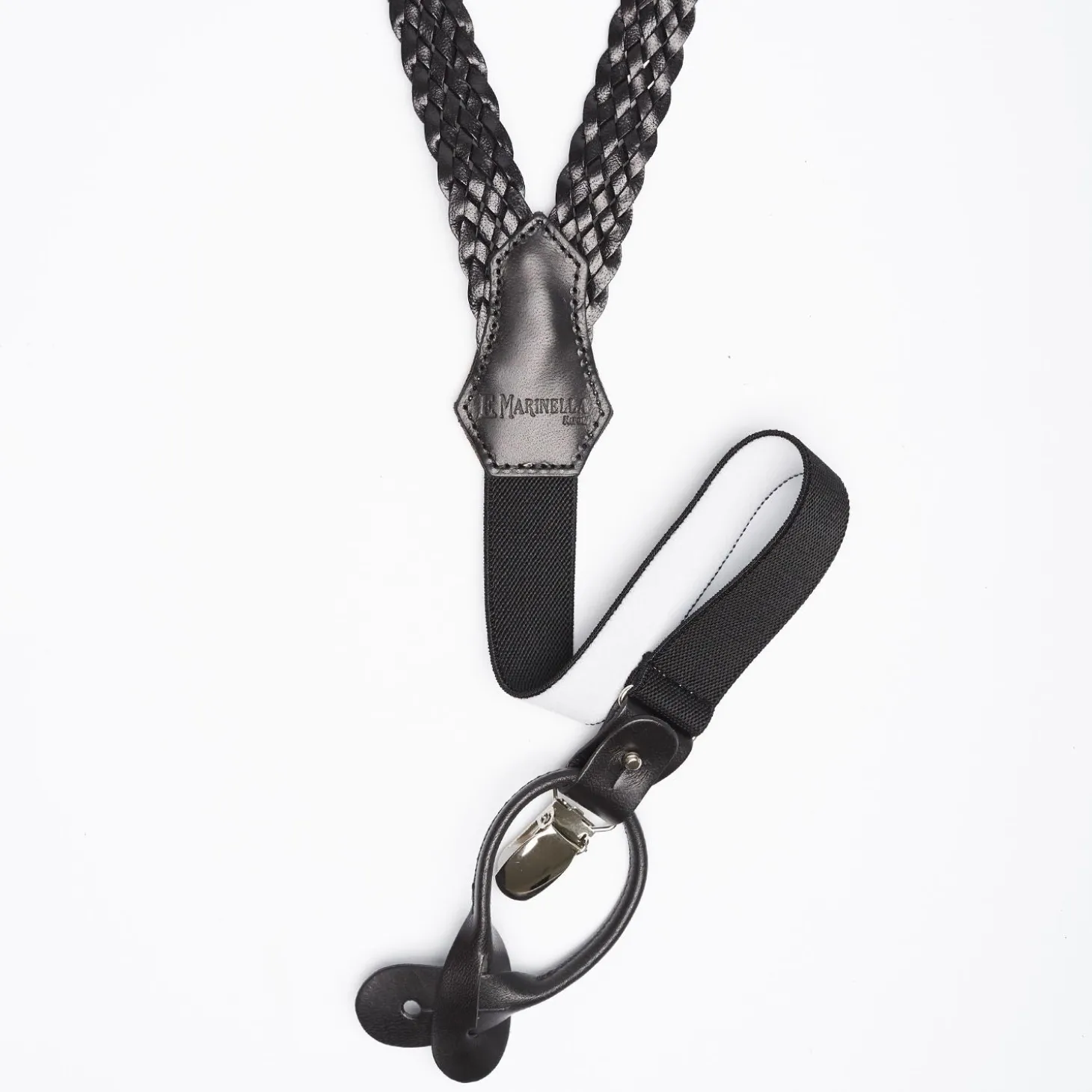 Black Leather Braces
