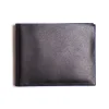 Black Leather Horizontal Wallet