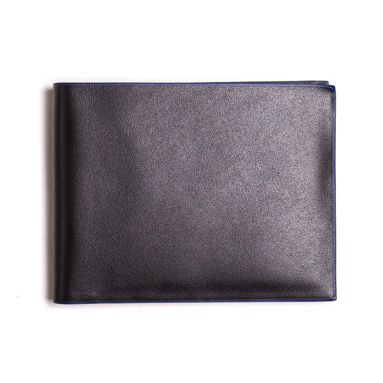 Black Leather Horizontal Wallet