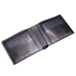 Black Leather Horizontal Wallet