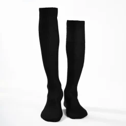 Black Long Socks In Sea Island Cotton