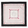 Black Silk Scarf 90 - Lucky Pulcinella