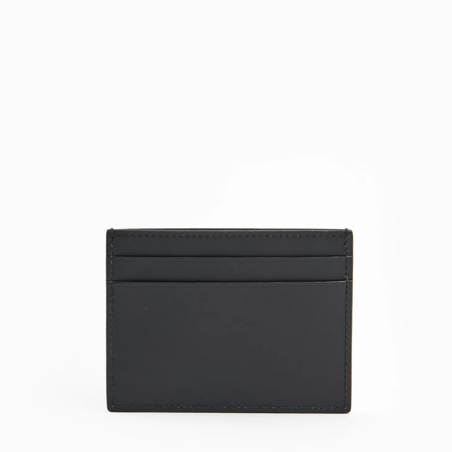 Black Small Credit Card Holder In Soft Leather