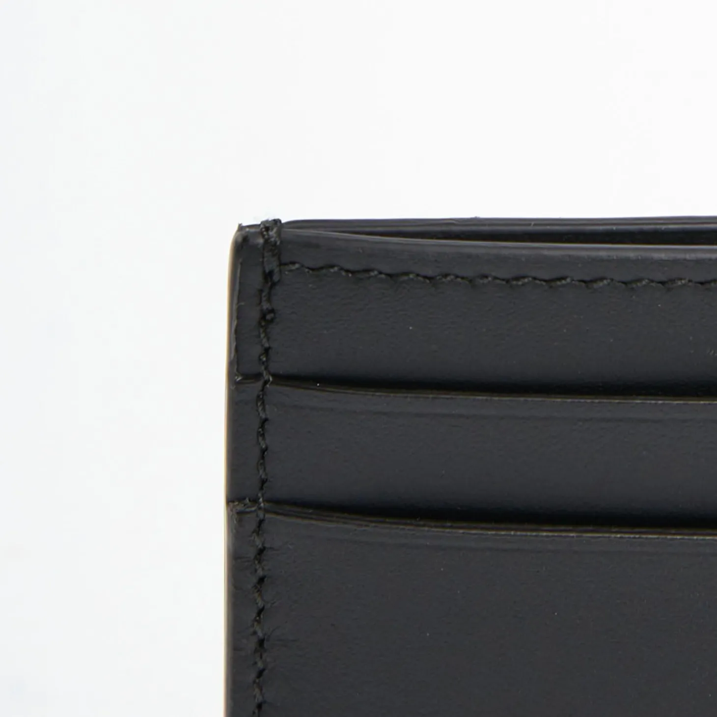 Black Small Credit Card Holder In Soft Leather
