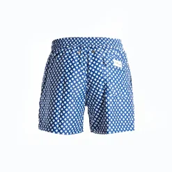 Blu Baby Swim Shorts - Large Flower Pattern