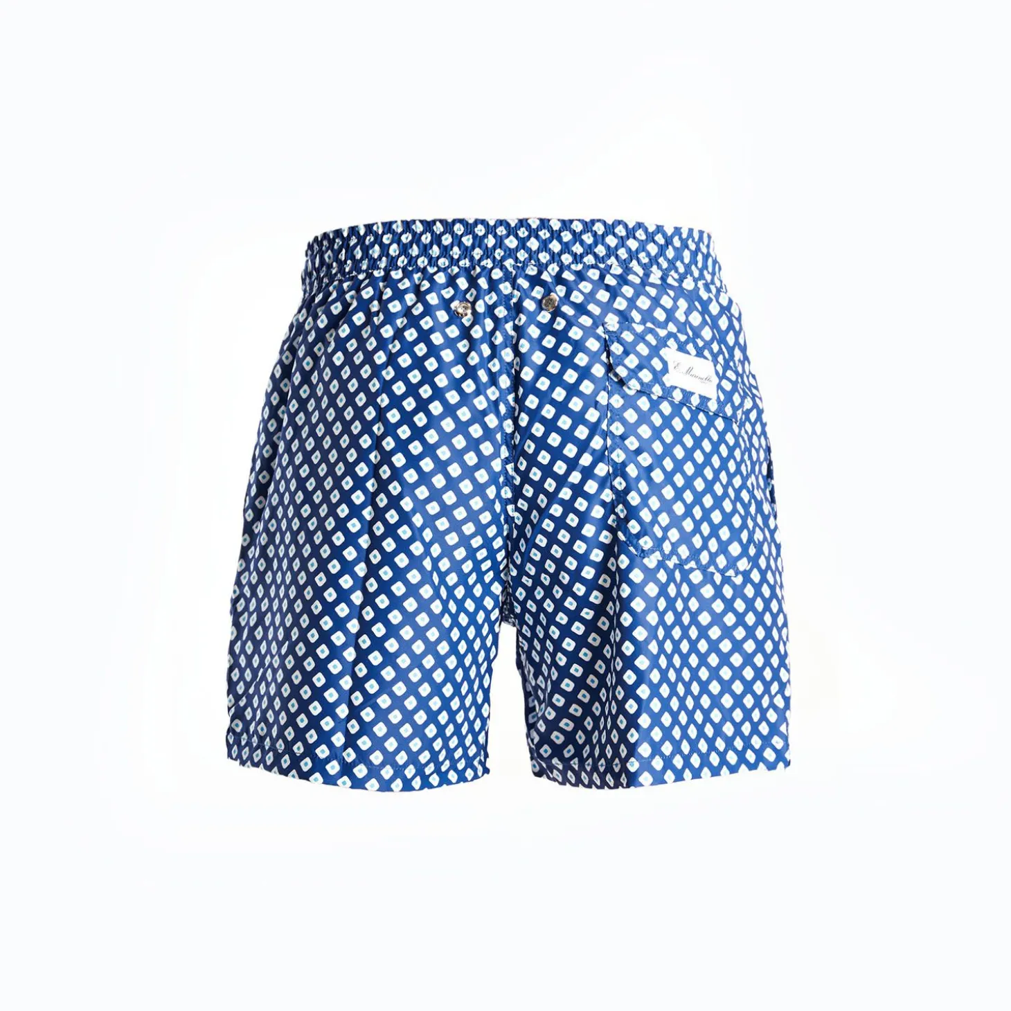 Blu Baby Swim Shorts - Large Flower Pattern