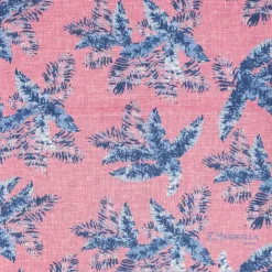 Blue And Pink Wool And Silk Scarf