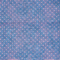 Blue And Pink Wool And Silk Scarf