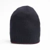 Blue And Red Bicolor Cashmere Beanie