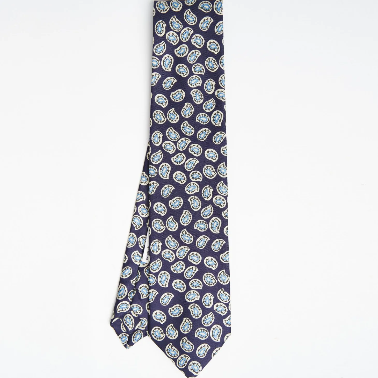 Blue Archivio Collection Silk Tie 1938-01