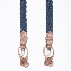 Blue Braided Braces