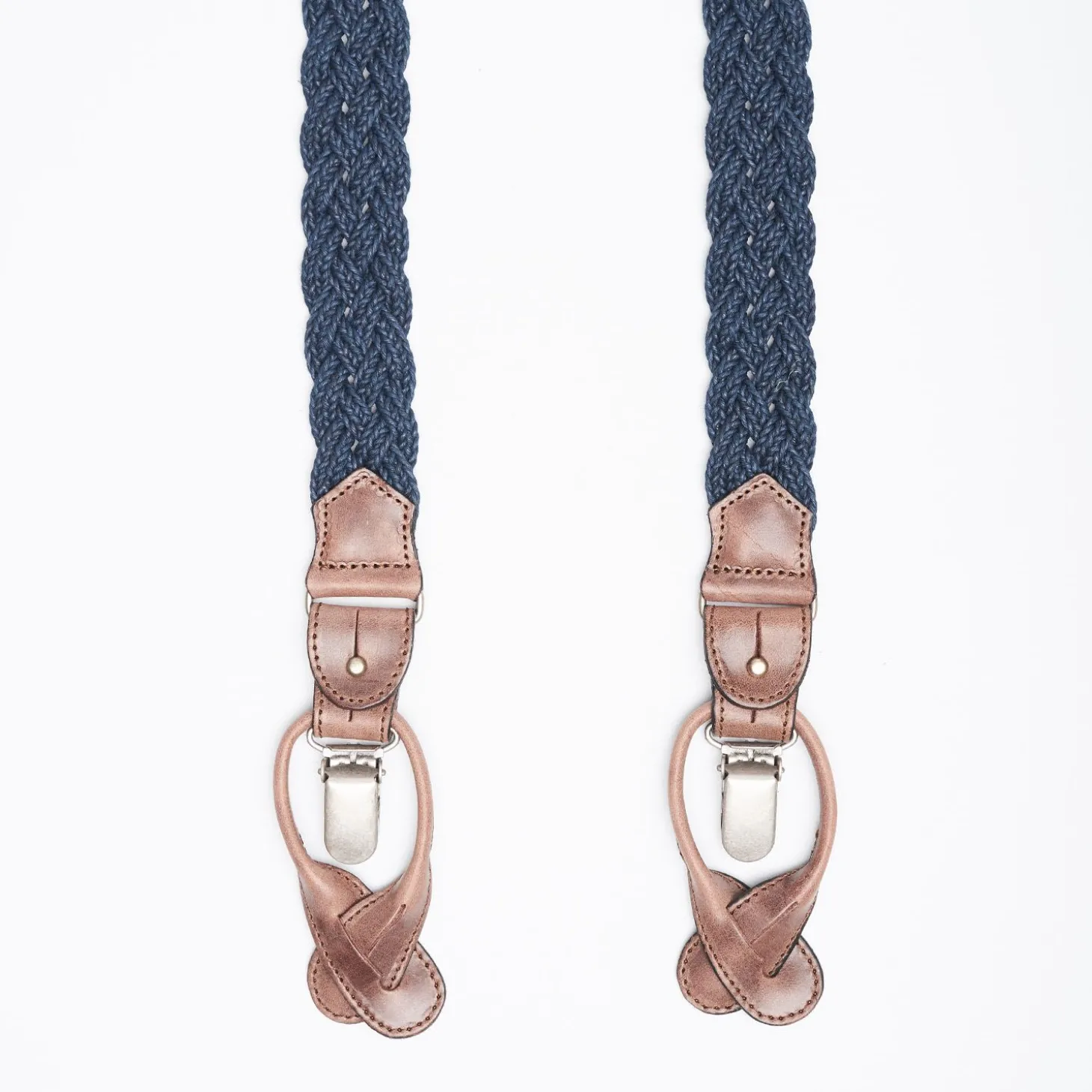 Blue Braided Braces