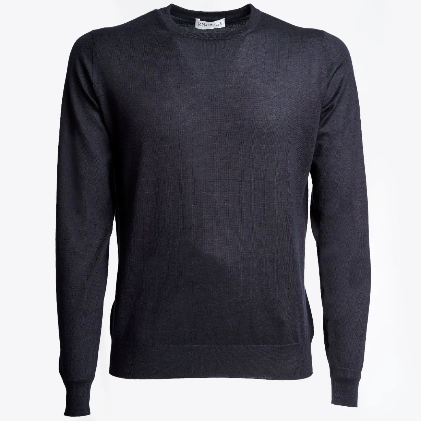 Blue Cashmere And Silk Sweater