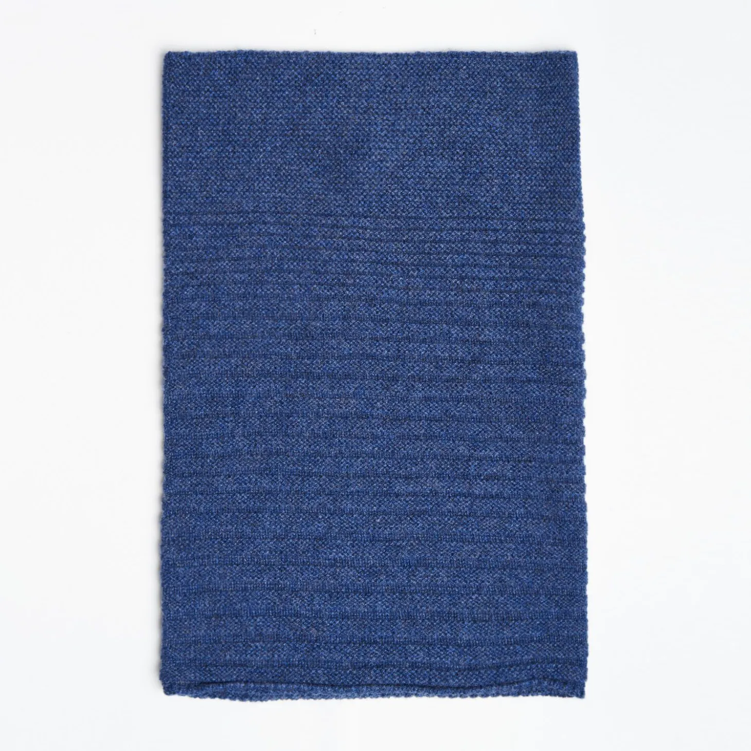 Blue Cashmere Tubular Neck Warmer