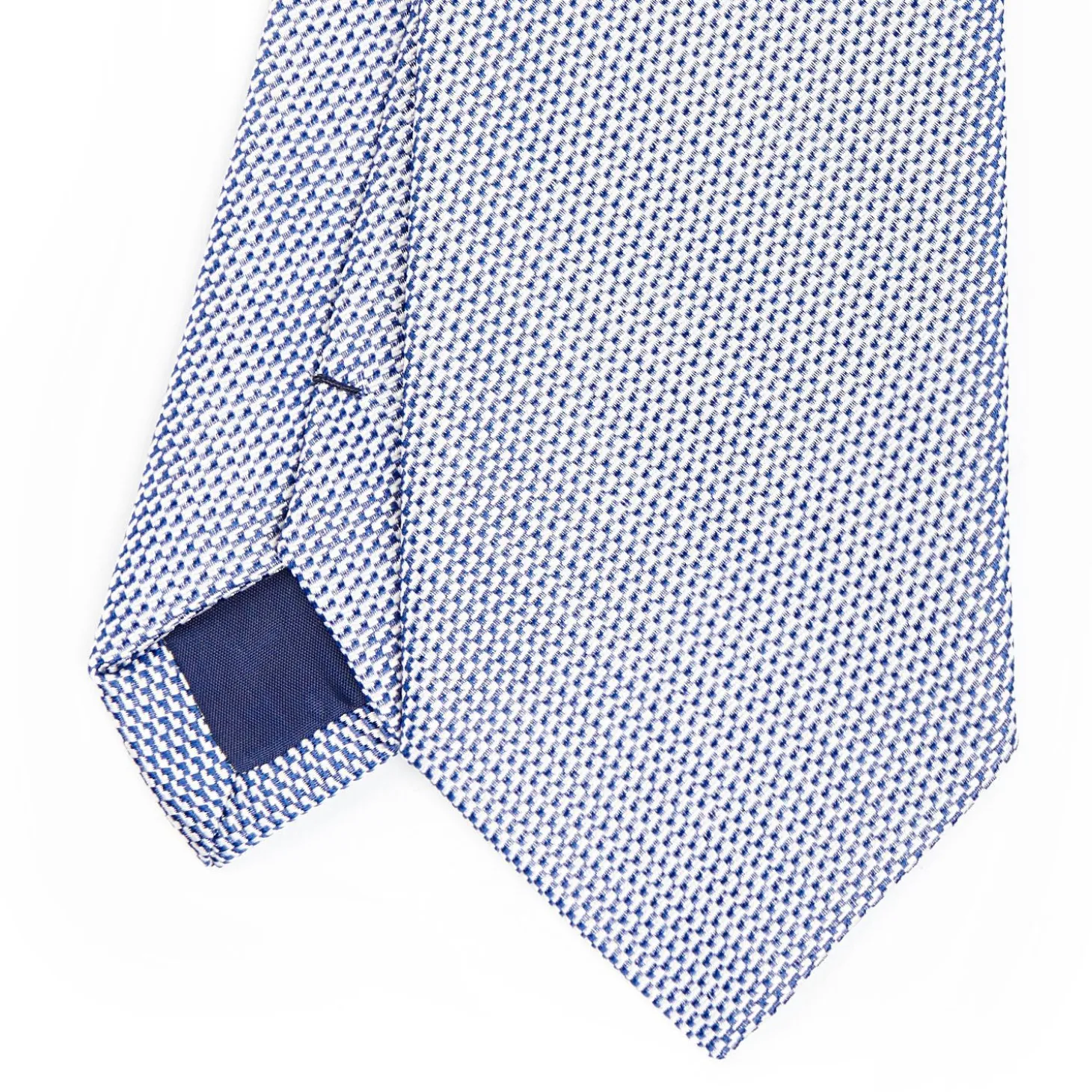 Blue Ceremonial Jacquard Silk Tie