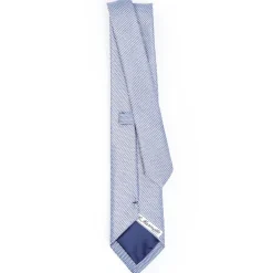 Blue Ceremonial Jacquard Silk Tie