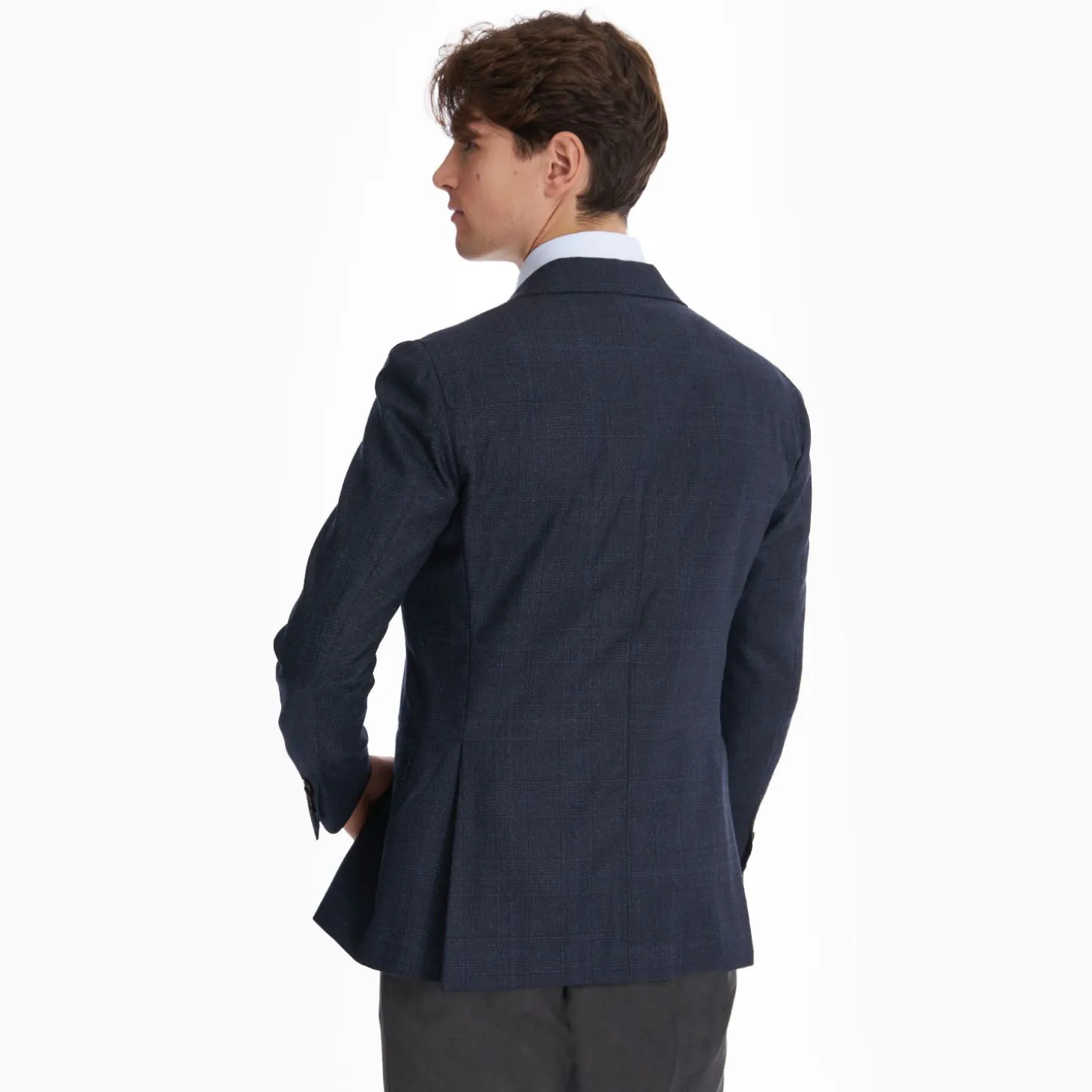 Blue Jacket With Lining Crafted By Pattern 1946 Archive Collection