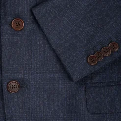 Blue Jacket With Lining Crafted By Pattern 1946 Archive Collection