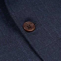 Blue Jacket With Lining Crafted By Pattern 1946 Archive Collection