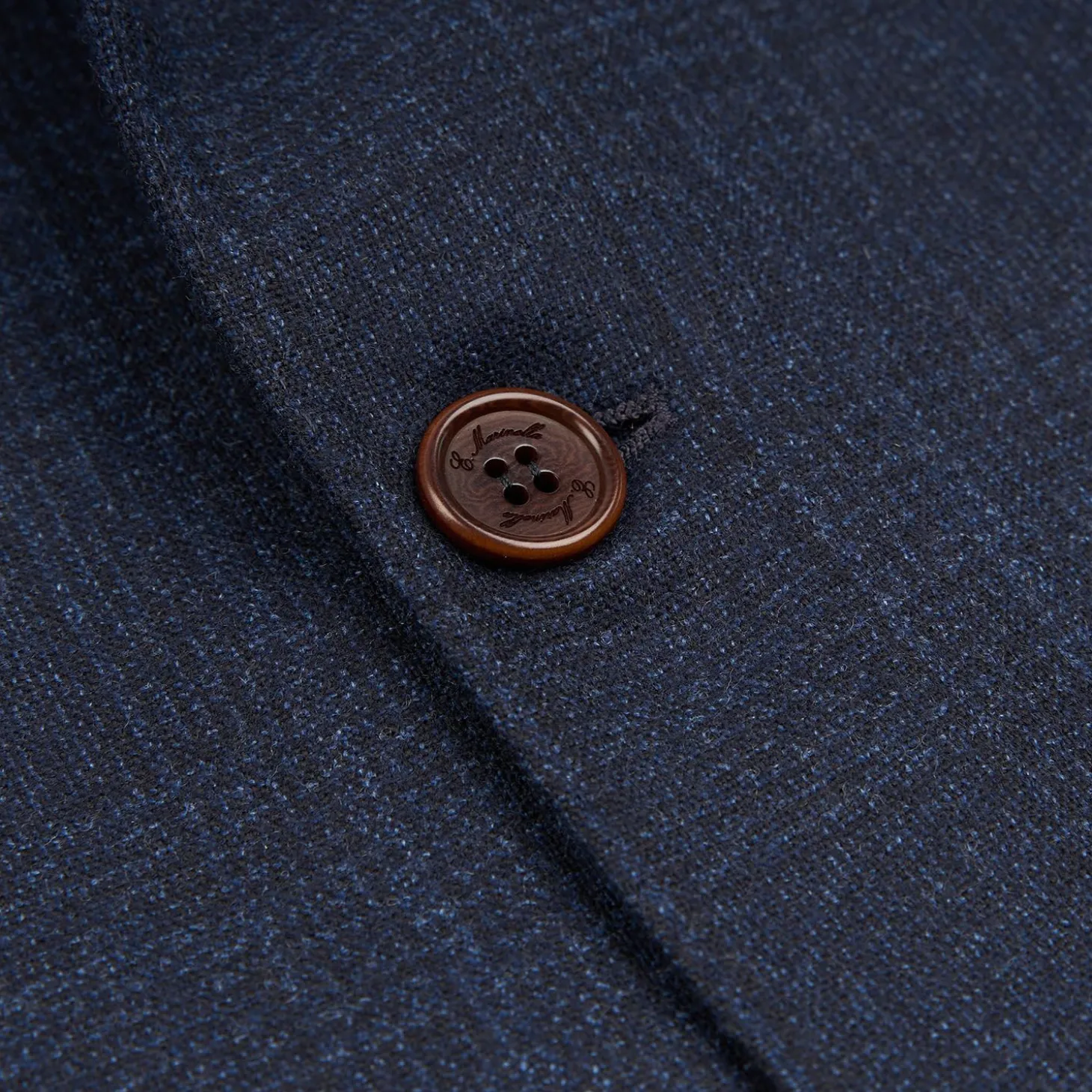 Blue Jacket With Lining Crafted By Pattern 1946 Archive Collection