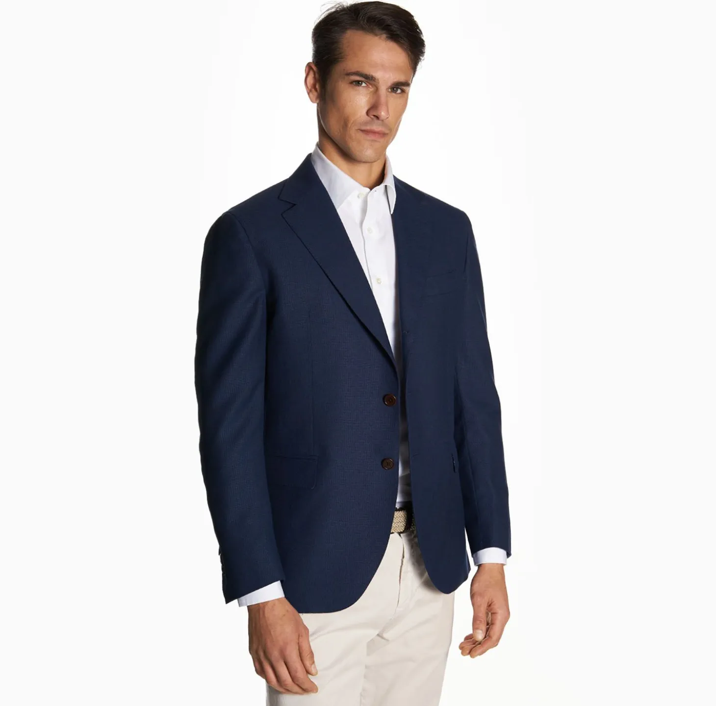 Blue Jacket With Lining Crafted By Pattern 1945 Archive Collection