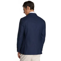 Blue Jacket With Lining Crafted By Pattern 1945 Archive Collection