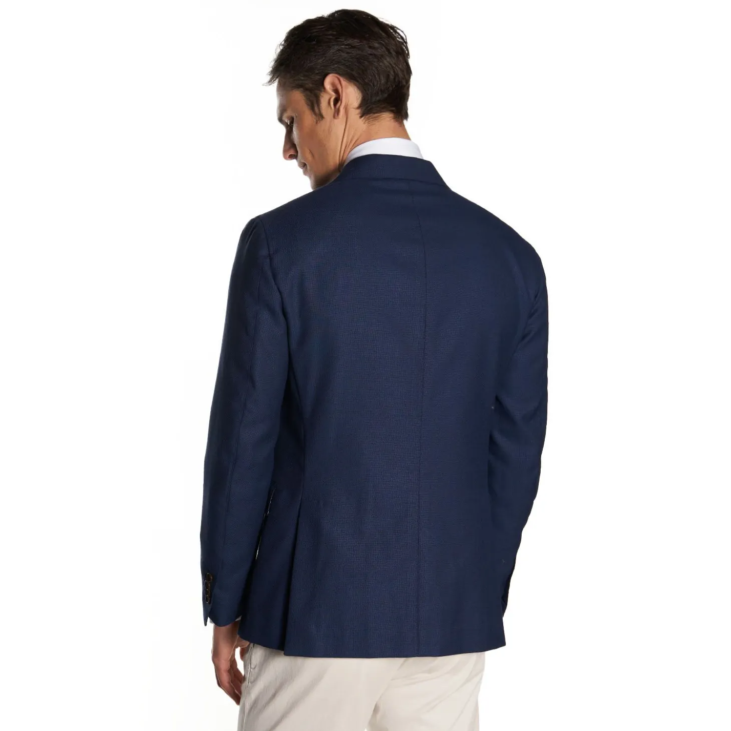 Blue Jacket With Lining Crafted By Pattern 1945 Archive Collection