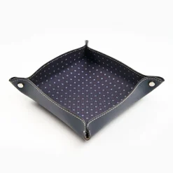 Blue Large Leather Vide00A0Poche