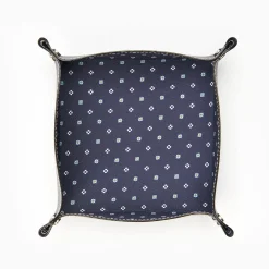 Blue Large Leather Vide00A0Poche