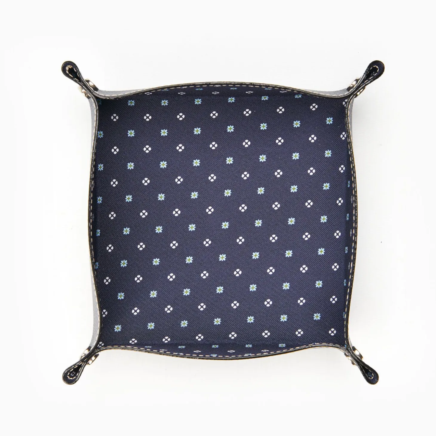 Blue Large Leather Vide00A0Poche