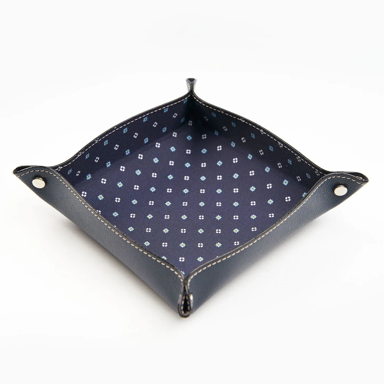 Blue Large Leather Vide00A0Poche