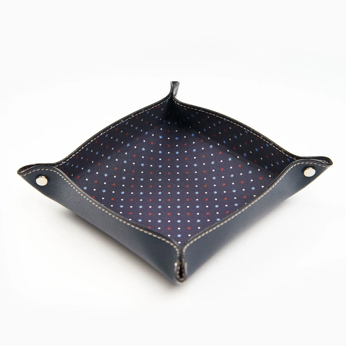 Blue Large Leather Vide00A0Poche