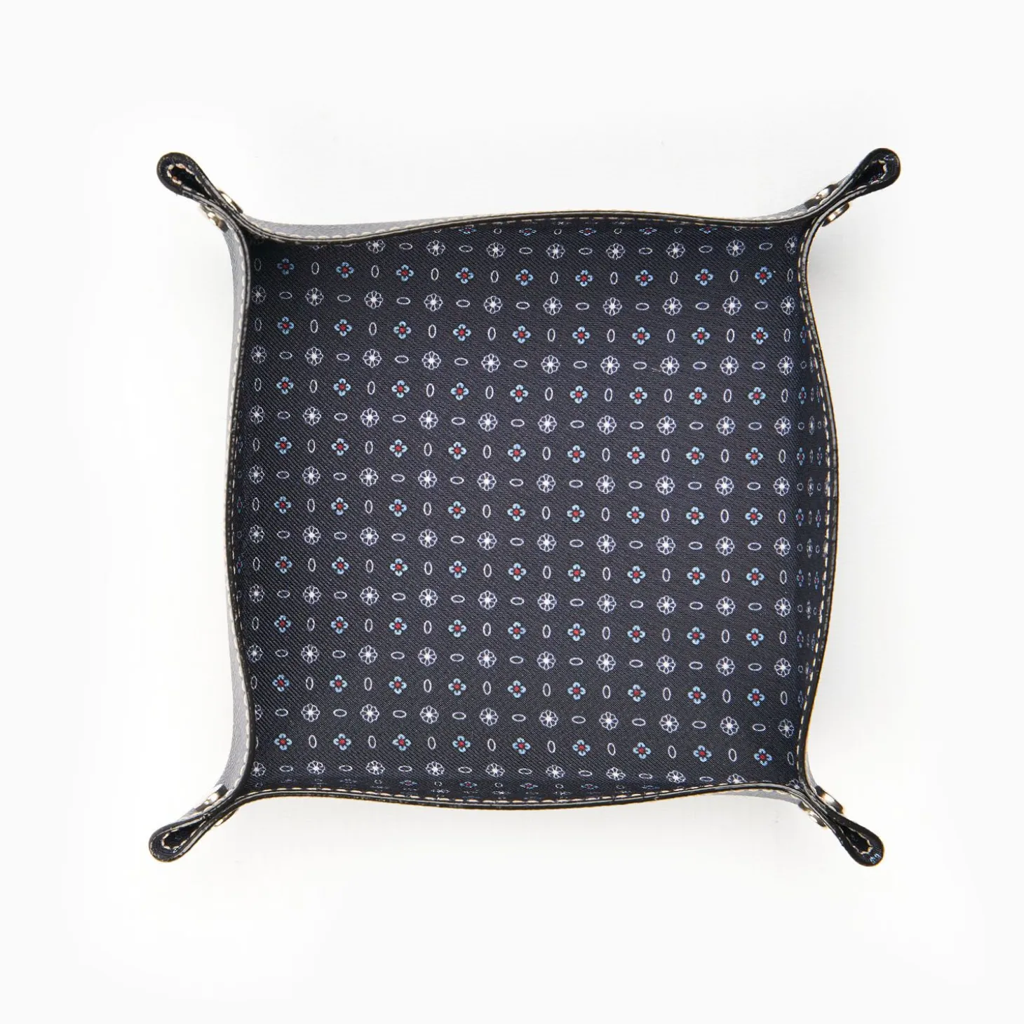 Blue Large Leather Vide00A0Poche