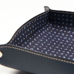 Blue Large Leather Vide00A0Poche