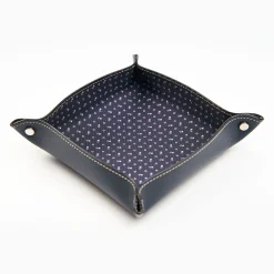 Blue Large Leather Vide00A0Poche