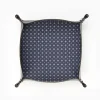 Blue Large Leather Vide00A0Poche