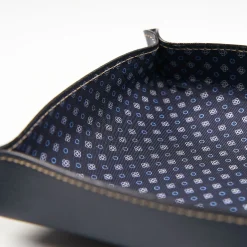 Blue Large Leather Vide00A0Poche