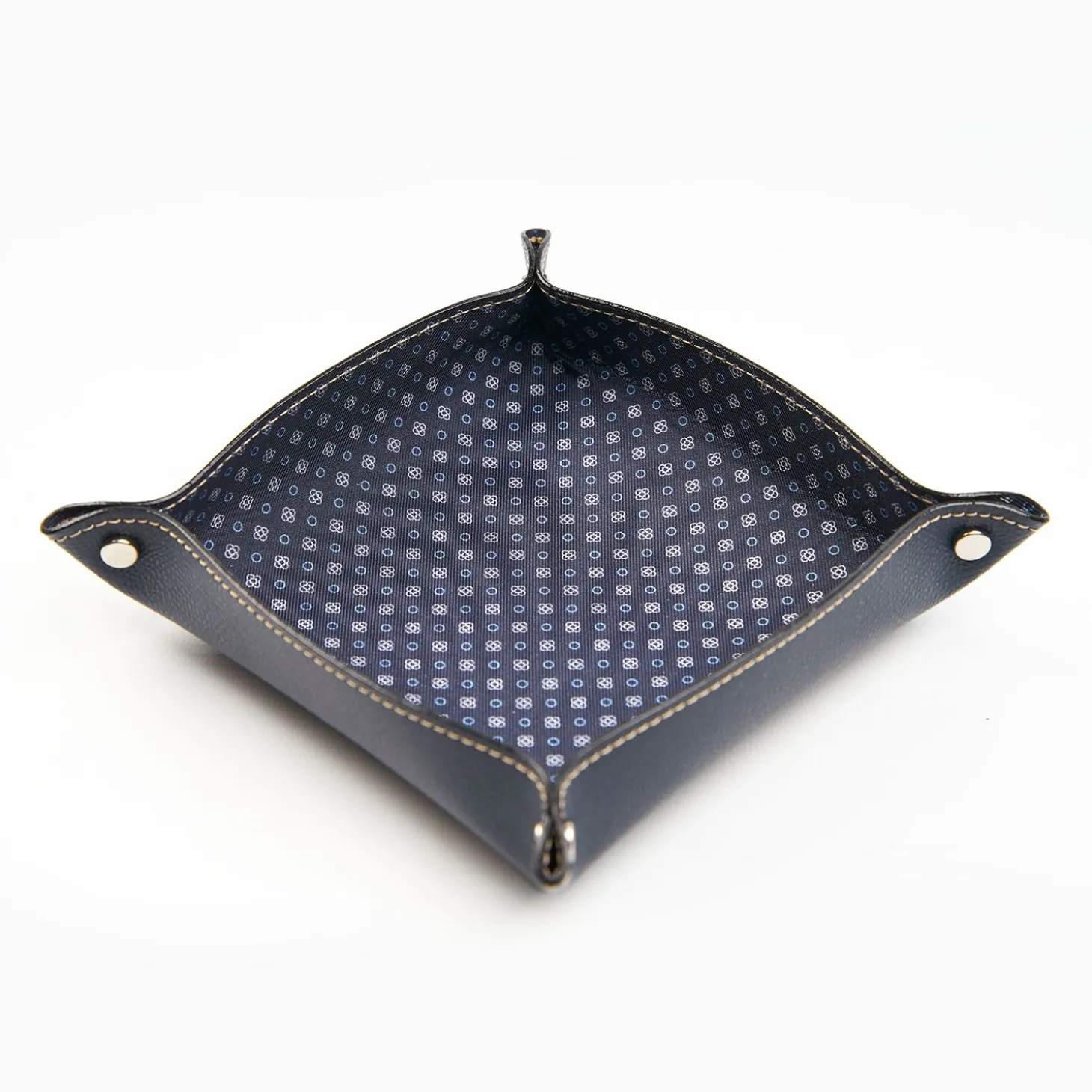 Blue Large Leather Vide00A0Poche