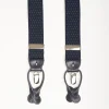 Blue Polka Dot Pattern Braces