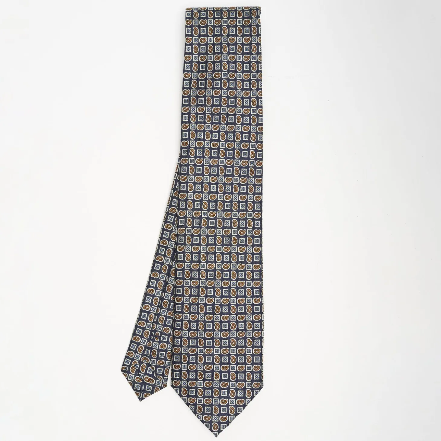 Blue Sartorial Classic Silk Tie - Paisley Pattern
