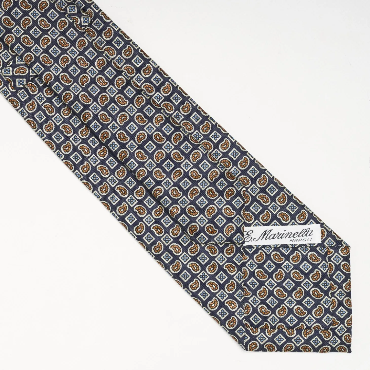 Blue Sartorial Classic Silk Tie - Paisley Pattern