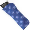Blue Silk Glasses Case