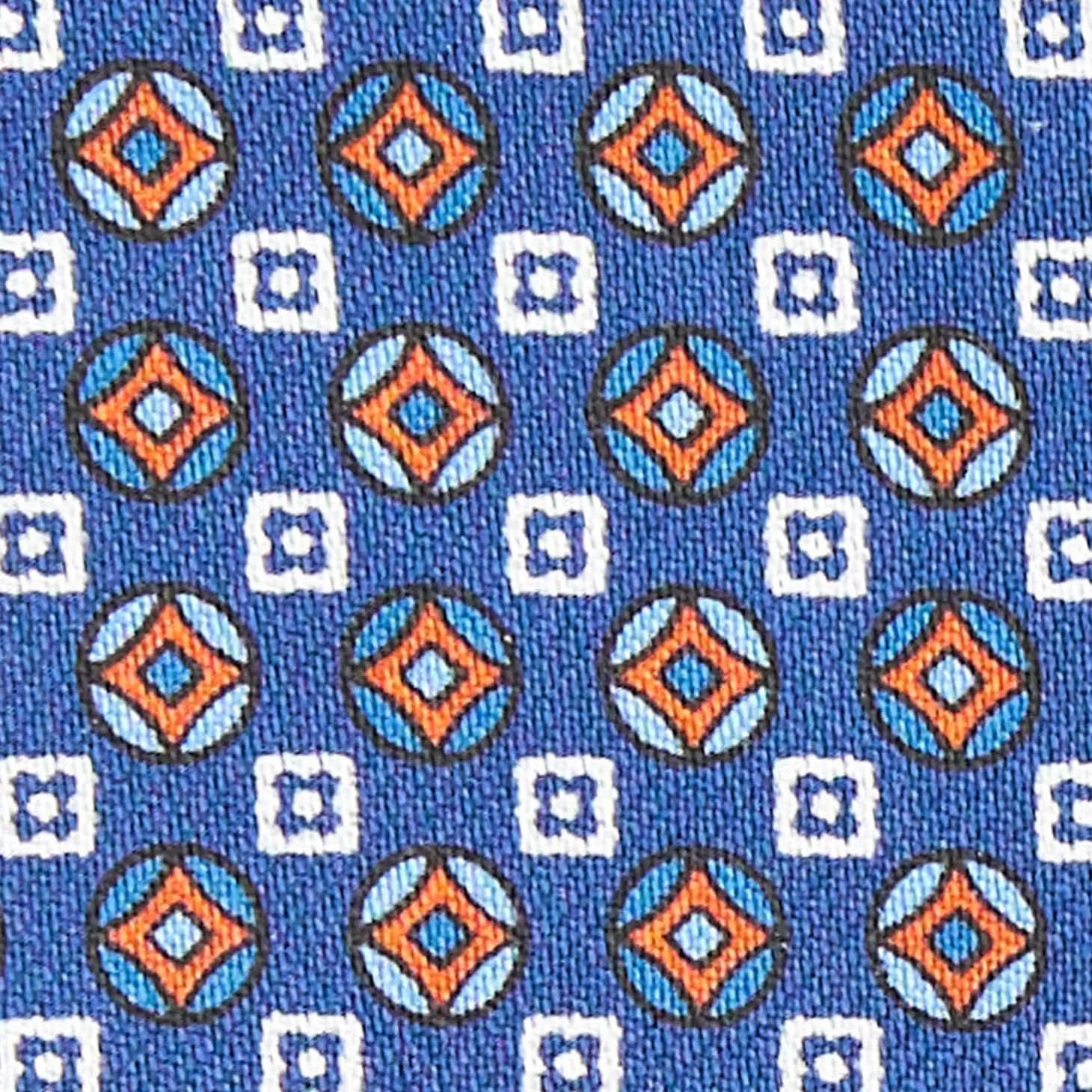Blue Silk Glasses Case