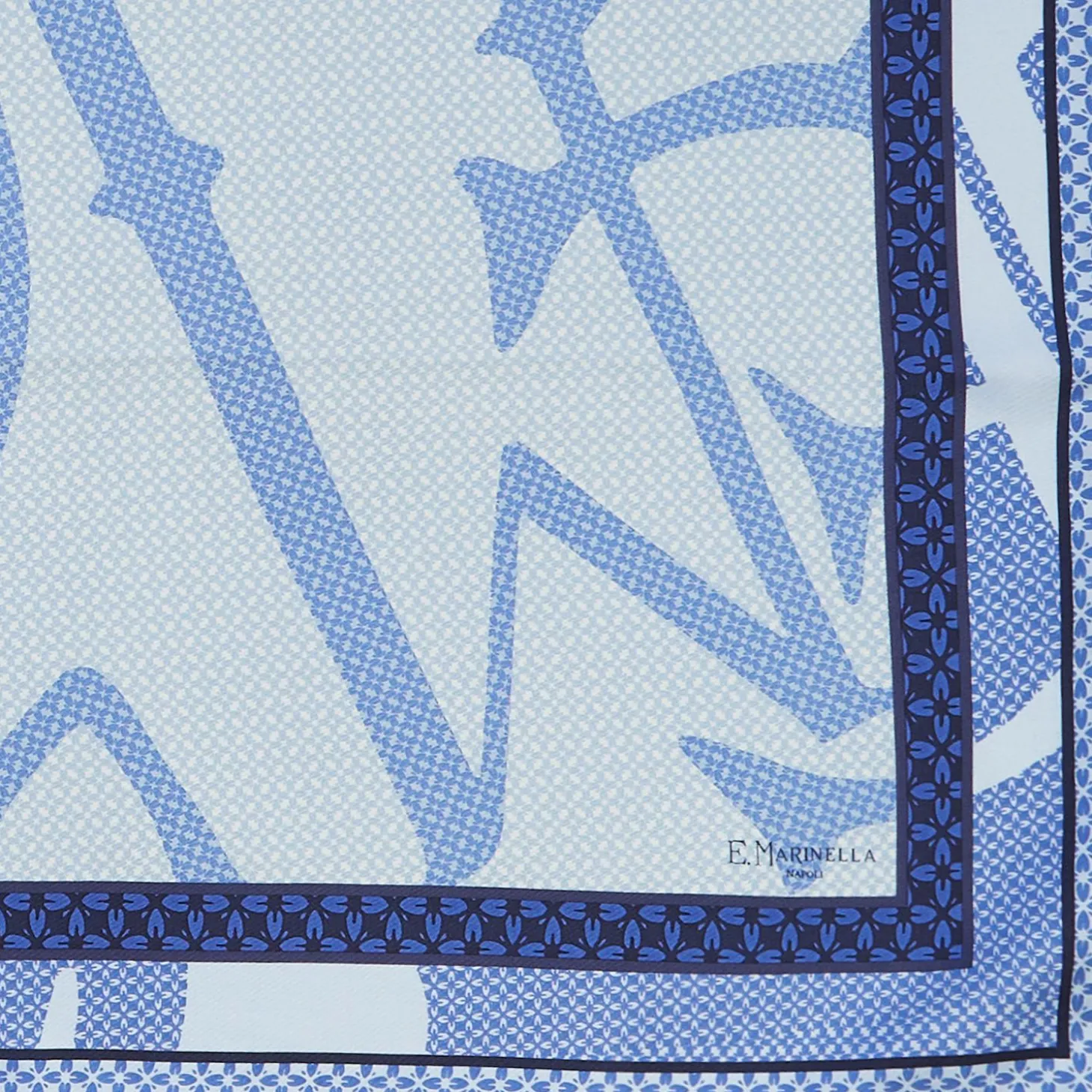 Blue Silk Scarf 90 - Archivio Inspiration 1961
