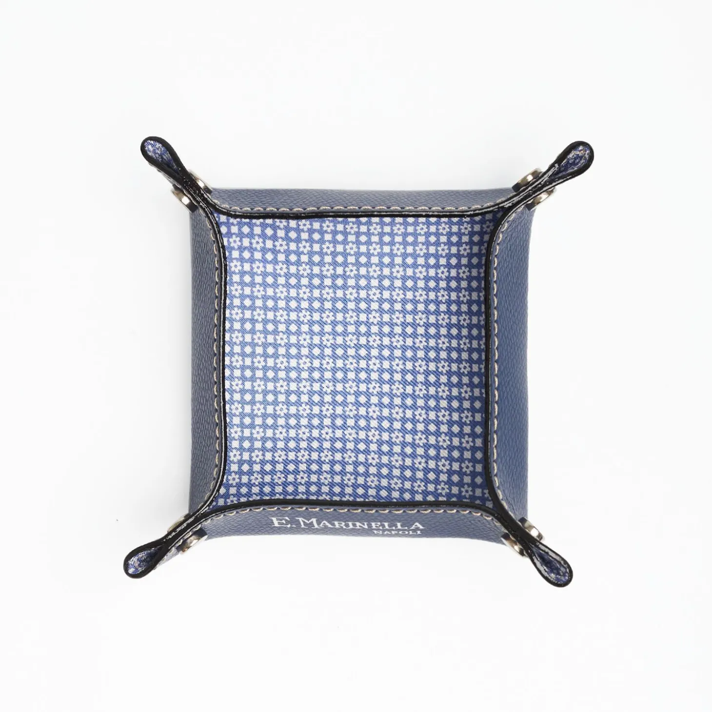 Blue Small Leather Vide00A0Poche